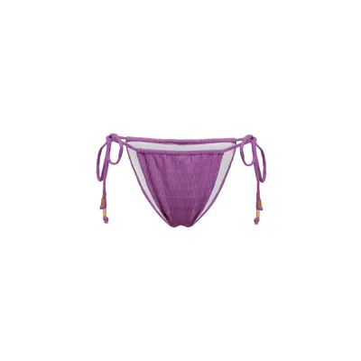 Wolford Logo Swim Brief In Purple