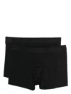Wolford Logo-waistband Boxers Set Of 2 In Black