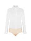 Wolford London Effect Panty Body In White