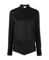 Wolford London Buttoned Cuffs Long-sleeved Body In Black