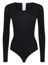 Wolford Deep V String Modal Blend Bodysuit In Black
