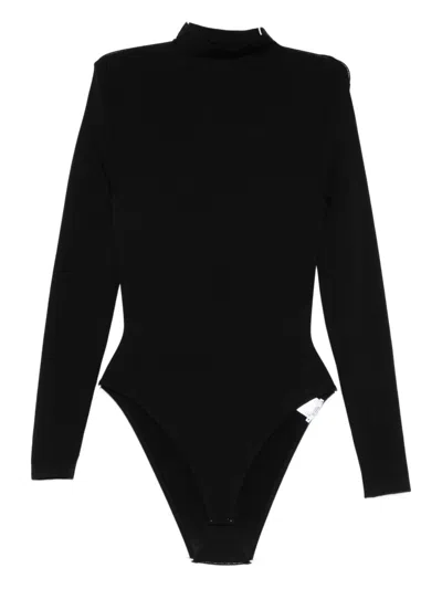 Wolford Long-sleeve Bodysuit In Black