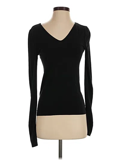 Pre-owned Wolford Long Sleeve T-shirt In Black