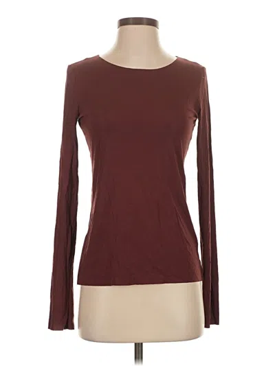 Pre-owned Wolford Long Sleeve T-shirt In Brown