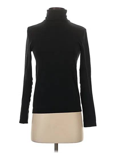Pre-owned Wolford Long Sleeve Turtleneck In Black