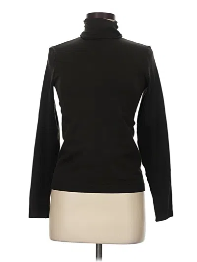 Pre-owned Wolford Long Sleeve Turtleneck In Black