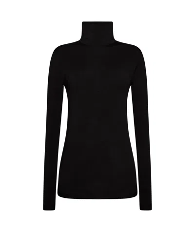 Wolford Long-sleeved T-shirt In Black