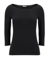 Wolford Long-sleeved T-shirt In Black