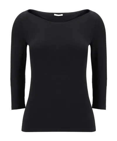 Wolford Long-sleeved T-shirt In Black