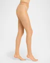 Wolford Luxe 9 Transparent Tights In Neutral