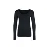 Wolford Luxe Pullover In Blue