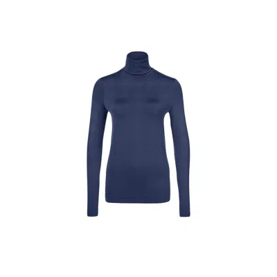 Wolford Luxe Pullover In Blue