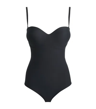 Wolford Mat De Lux Form Swimsuit In Black
