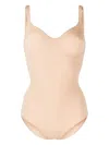 Wolford Mat De Luxe Underwired Bodysuit In Neutrals