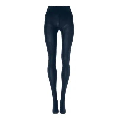Wolford Mat Opaque 80 Tights In Blue
