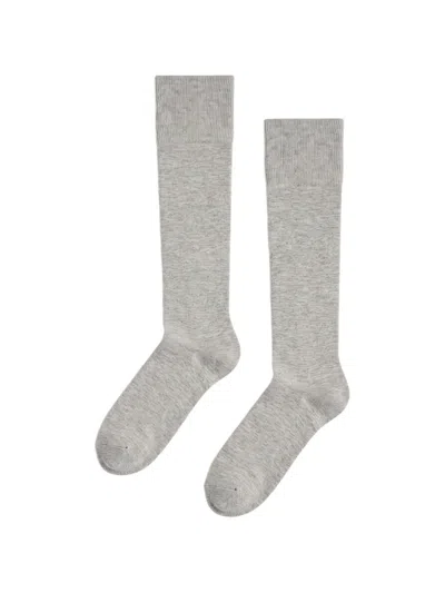 Wolford Mélange-effect Knee-high Socks In Gray