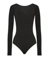 Wolford Black Linda String Body In Black