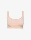 Wolford Womens Rose Contour Skin Scoop-neck Stretch-woven Bra