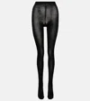 Wolford Velvet De Luxe 50 Set Of 2 Tights In Black