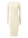 Wolford Merino Rib Dress In Neutral