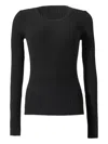 Wolford Merino Rib Long-sleeve Top In Multi