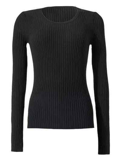 Wolford Merino Rib Long-sleeve Top In Multi