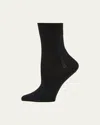 Wolford Merino Wool Ankle Socks In Black