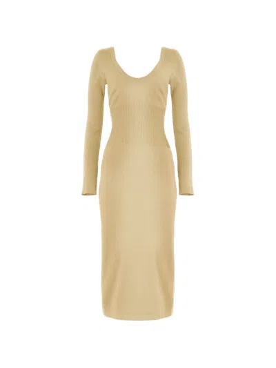 Wolford Merino-wool-blend Midi Dress In Multi