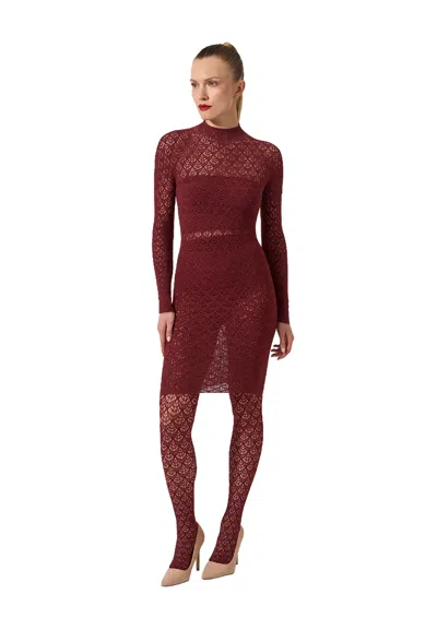 Wolford Mermaid Net Dress In Multi