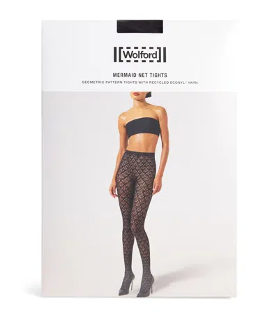 Wolford Mermaid Net Tights In Multi