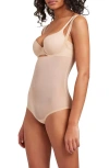 Wolford Mesh Forming Bodysuit In Brown