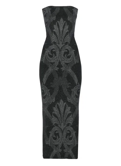 Wolford Metallic Jacquard Dress In Black