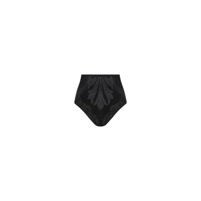 Wolford Metallic Jacquard Shorts In Black