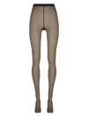 Wolford Micro Dot-patterned Tights In Black