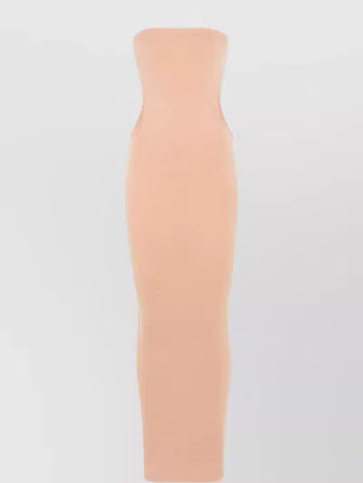 Wolford Midi Dress Featuring Daring Cut-outs In Neutral
