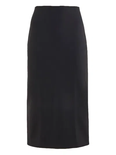 Wolford Grace Midi Pencil Skirt In Black
