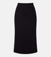 Wolford Midnight Grace High-rise Jersey Pencil Skirt In Black