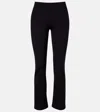 Wolford Midnight Grace High-rise Jersey Slim Pants In Black