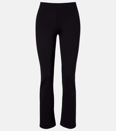 Wolford Midnight Grace High-rise Jersey Slim Pants In Black