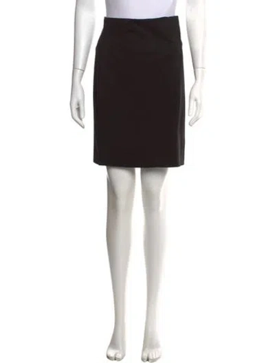 Pre-owned Wolford Mini Skirt In Black