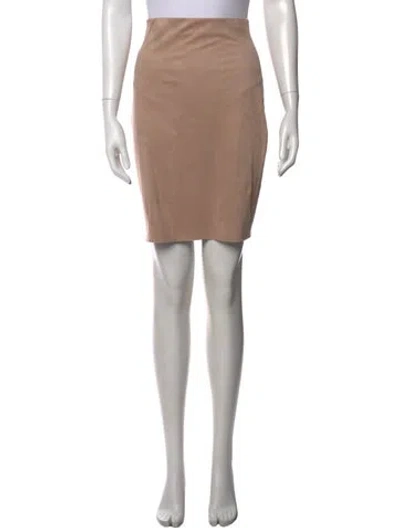 Pre-owned Wolford Mini Skirt In Neutral