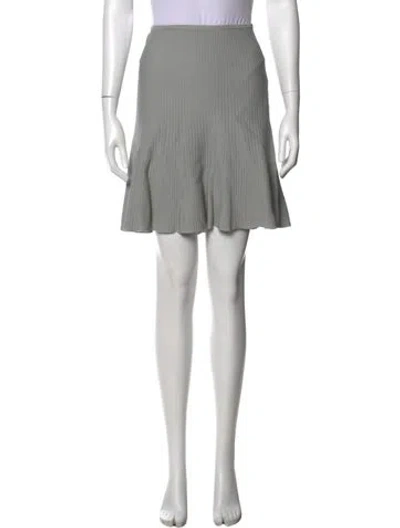 Pre-owned Wolford Mini Skirt In White