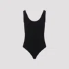 Wolford Mini Slash String Bodysuit In Black