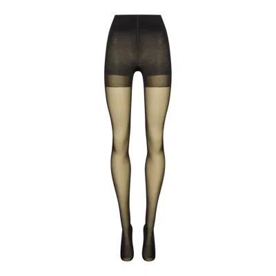 Wolford Miss W 30 Push Up Tights In Black