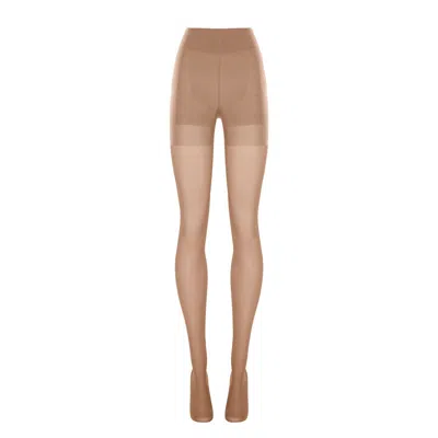 Wolford Miss W 30 Push Up Tights In Brown