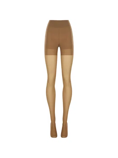 Wolford Miss W Sculpting Tights In Brown