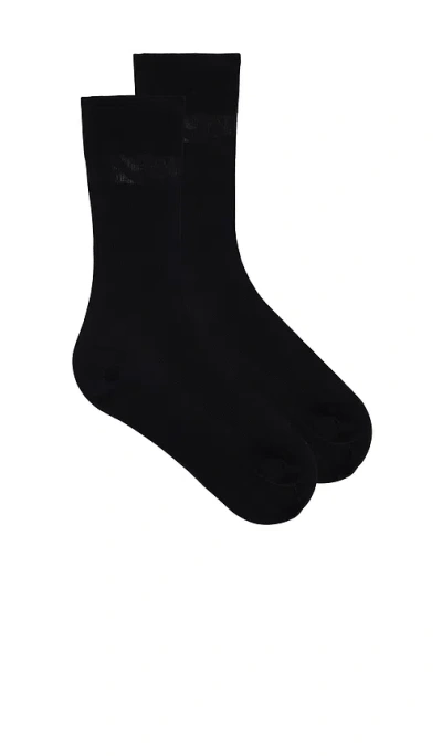 Wolford Monofil Socks In 블랙