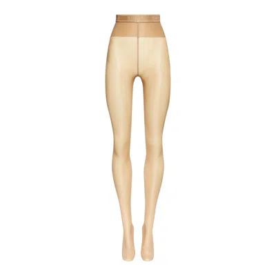 Wolford Neon 40 Semi-sheer Tights In Neutral