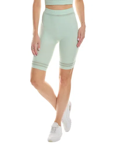 Wolford Net Lines Biker Short In Blue