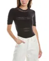 Wolford Net Lines Bodysuit In Black